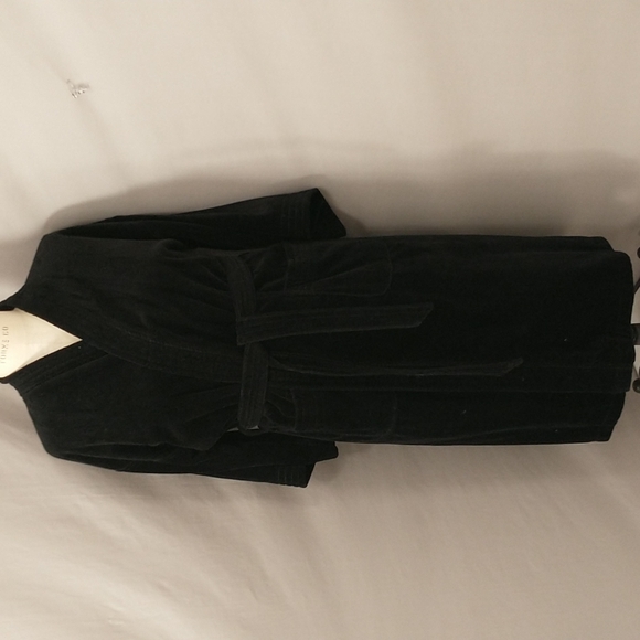 AIDA Turkish Cotton Black Wrap Robe Unisex Elton John Broadway Musical Chicago - Picture 5 of 14